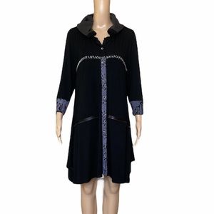 Dzhavael Couture black long jacket cardigan XXL